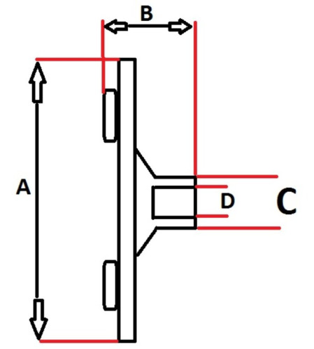 TARCZA ET050 SPRZĘGŁA SPRĘŻARKI SANDEN PXE16 / VW-AUDI-SKODA / A:90 B:23,5 C:20 D:13