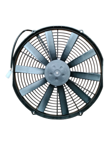 WENTYLATOR SPAL 350/382mm, PCHAJĄCY, 12V, VA08-AP10/C-23S