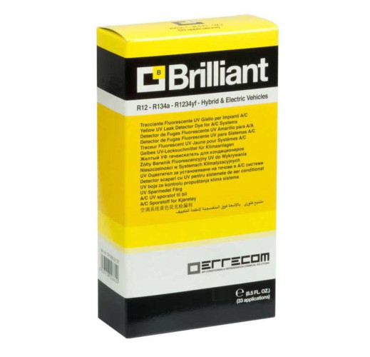 ŻÓŁTY BARWNIK UV BRILLIANT DO WYCIEKÓW W UKŁADACH KLIMATYZACJI, 1L