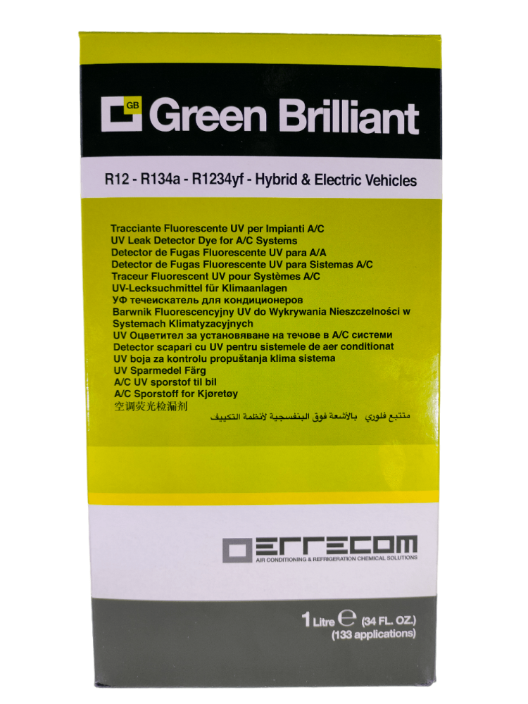 ZIELONY BARWNIK UV GREEN BRILLIANT DO WYCIEKÓW W KLIMATYZACJI, 1L ZIELONY BARWNIK UV GREEN BRILLIANT DO WYCIEKÓW W KLIMATYZACJI, 1L
