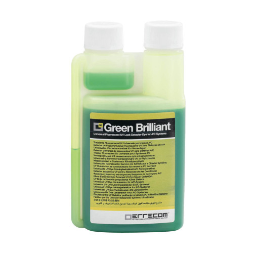 ZIELONY BARWNIK UV GREEN BRILLIANT DO WYCIEKÓW W KLIMATYZACJI, 250ml