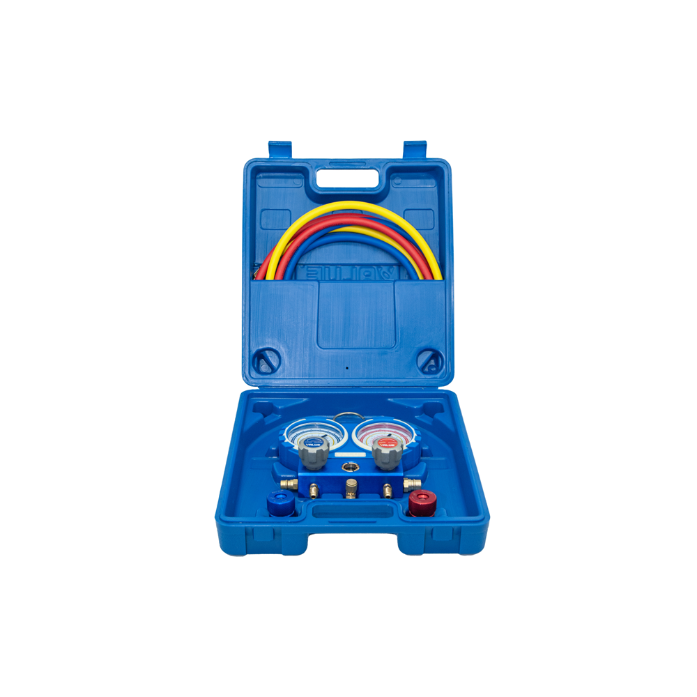 ZESTAW MANOMETRÓW VALUE VMG-2 R-134A, WĘŻE+SZYBKOZŁĄCZA ZESTAW MANOMETRÓW VALUE VMG-2 R-134A, WĘŻE+SZYBKOZŁĄCZA