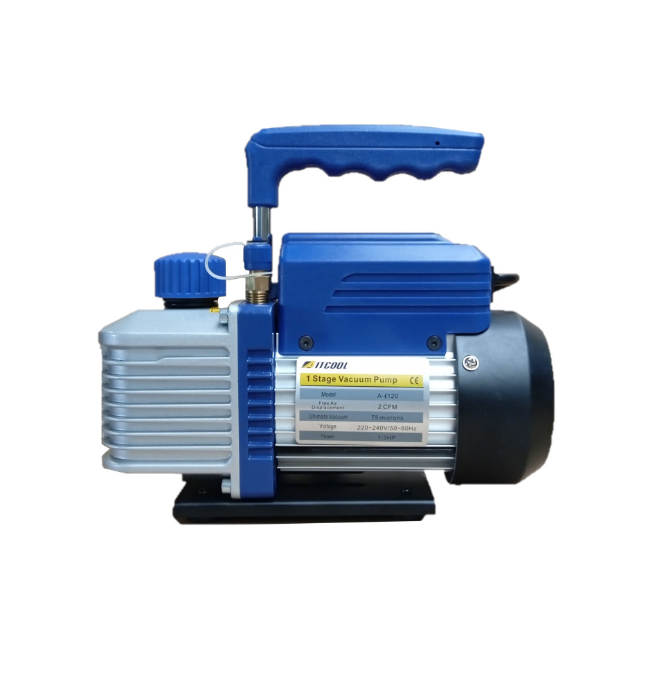 POMPA  PRÓŻNIOWA AITCOOL A-I120, 51 L/MIN, JEDNOSTOPNIOWA, Z OLEJEM POMPA  PRÓŻNIOWA AITCOOL A-I120, 51 L/MIN, JEDNOSTOPNIOWA, Z OLEJEM