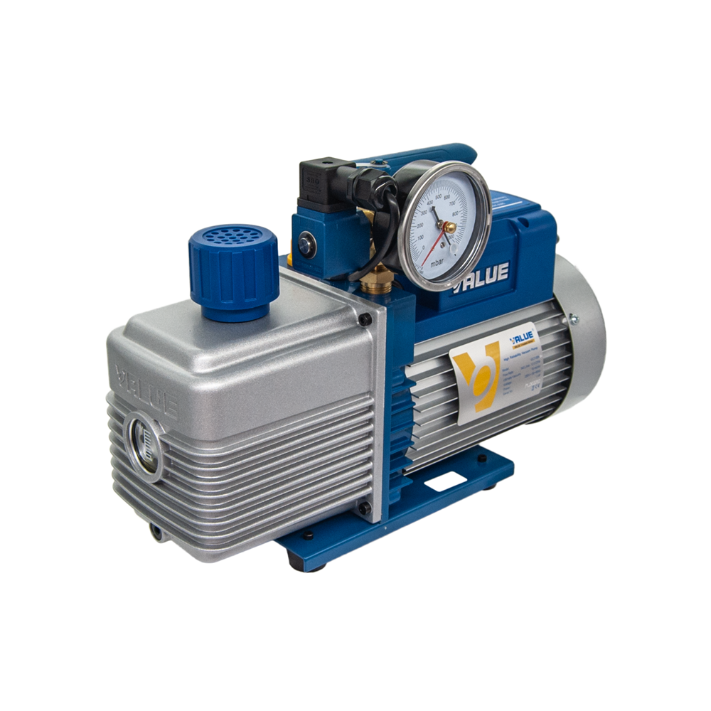 POMPA PRÓŻNIOWA VALUE VE2100N, 283 L/MIN, DWUSTOPNIOWA, Z OLEJEM POMPA PRÓŻNIOWA VALUE VE2100N, 283 L/MIN, DWUSTOPNIOWA, Z OLEJEM