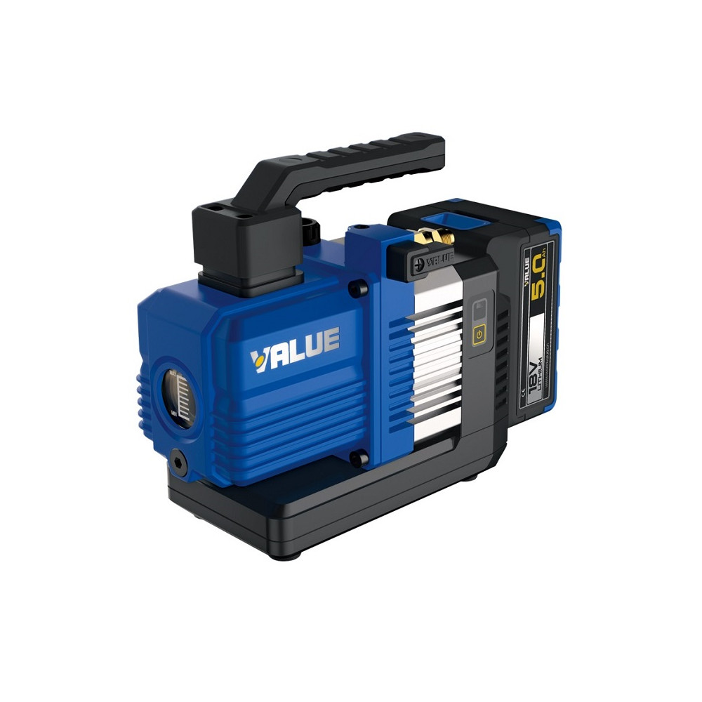 POMPA PRÓŻNIOWA VALUE VRP-2SLi, 57 L/MIN, AKUMULATOROWA, JEDNOSTOPNIOWA POMPA PRÓŻNIOWA VALUE VRP-2SLi, 57 L/MIN, AKUMULATOROWA, JEDNOSTOPNIOWA