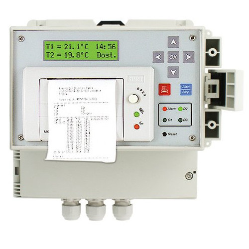 REJESTRATOR TEMPERATURY DR100 Z DRUKARKĄ, 1 CZUJNIK