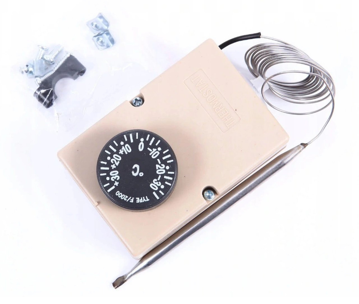 REGULATOR TEMPERATURY  F-2000, -35/+35°C, KAPILARA 1,5m