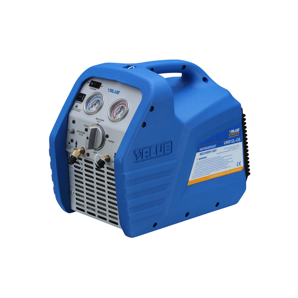 STACJA VALUE VRR12L-OS-R32 DO ODZYSKU CZYNNIKA CHŁODNICZEGO, Z SEPARATOREM  STACJA VALUE VRR12L-OS-R32 DO ODZYSKU CZYNNIKA CHŁODNICZEGO, Z SEPARATOREM