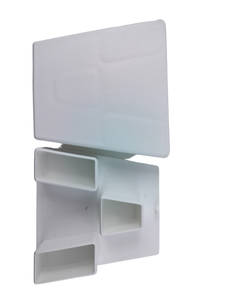 Zaślepka wspornika PCV biała Zaślepka wspornika PCV biała
