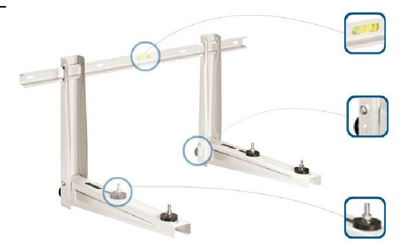 Wspornik Klimatyzacji Rodigas MS253, 465x800 mm, 140 kg