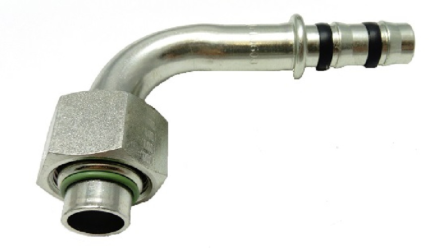 ZŁĄCZKA G12(na wąż sr.16mm) - 90st nakrętka 36 gwint 1.3/16" - 12 - UN WEW. ORING ORS