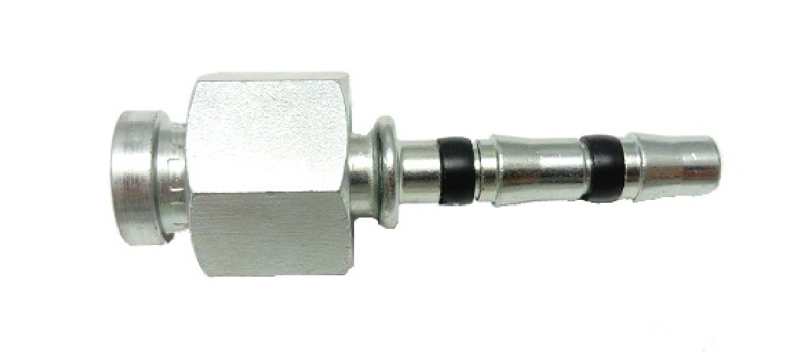 ZŁĄCZKA 2455 G6(na wąż sr.8mm) - 180st nakrętka 22 gwint 11/16" - 16 - UN WEW.  ORS