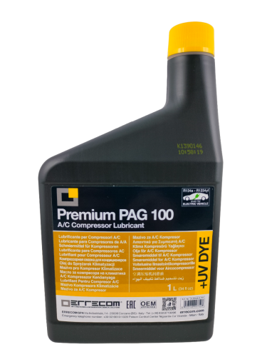 OLEJ PREMIUM PAG 100 + UV, 1L ODPOWIEDNIK ND 9, DO UKŁADÓW KLIMATYZACJI