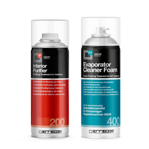 ZESTAW TOTAL CARE DO KLIMATYZACJI, PIANKA+SPRAY TRUSKAWKA, 2x 200ml
