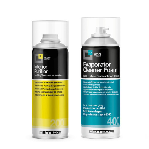 ZESTAW TOTAL CARE DO KLIMATYZACJI, PIANKA+SPRAY CYTRYNA, 2x 200ml
