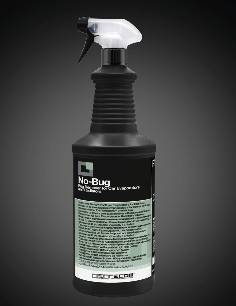 PREPARAT NO BUG DO USUWANIA INSEKTÓW I POZOSTAŁOŚCI ORGANICZNYCH Z PAROWNIKÓW I SKRAPLACZY, 1L PREPARAT NO BUG DO USUWANIA INSEKTÓW I POZOSTAŁOŚCI ORGANICZNYCH Z PAROWNIKÓW I SKRAPLACZY, 1L