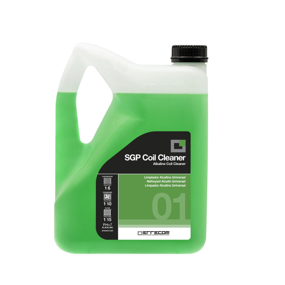 Płyn SGP Coil Cleaner do czyszczenia parowników, skraplaczy oraz filtrów, 5L Płyn SGP Coil Cleaner do czyszczenia parowników, skraplaczy oraz filtrów, 5L