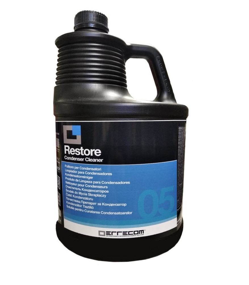 ŚRODEK RESTORE DO MYCIA SKRAPLACZY, 5L, KONCENTRAT 1:3 ŚRODEK RESTORE DO MYCIA SKRAPLACZY, 5L, KONCENTRAT 1:3