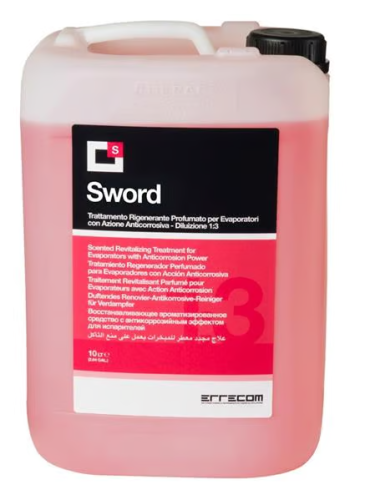 ANTYKOROZYJNY PŁYN SWORD DO MYCIA PAROWNIKÓW, 10L, KONCENTRAT 1:3