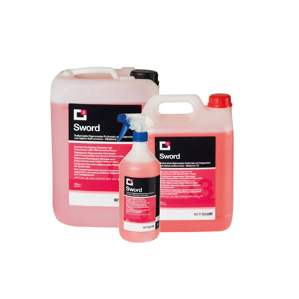 ANTYKOROZYJNY PŁYN SWORD DO MYCIA PAROWNIKÓW, 10L, KONCENTRAT 1:3 ANTYKOROZYJNY PŁYN SWORD DO MYCIA PAROWNIKÓW, 10L, KONCENTRAT 1:3