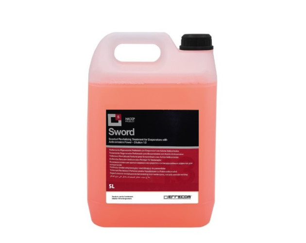 ANTYKOROZYJNY PŁYN SWORD DO MYCIA PAROWNIKÓW, 5L, KONCENTRAT 1:3