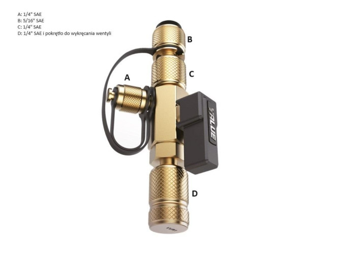 VALUE VCR1 DO WYMIANY WENTYLI ORAZ DO OBSŁUGI INSTALACJI CHŁODNICZYCH