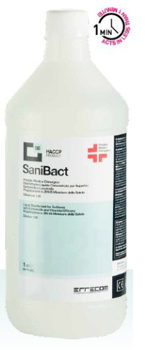 PŁYN SANIBACT ODGRZYBIAJĄCY I DEZYNFEKUJĄCY DO UKŁADÓW KLIMATYZACYJNYCH I CHŁODNICZYCH, 1L