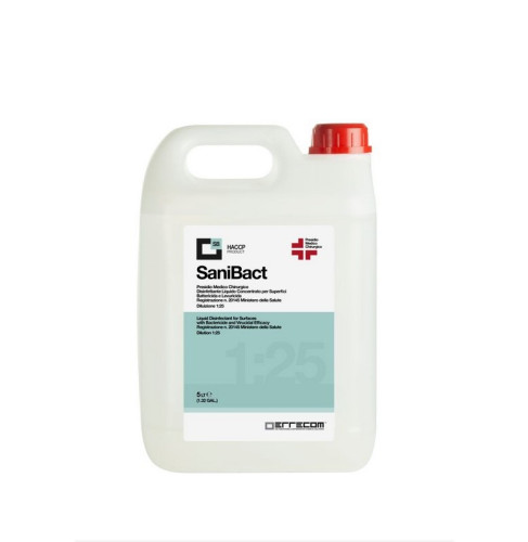 PŁYN SANIBACT ODGRZYBIAJĄCY I DEZYNFEKUJĄCY DO UKŁADÓW KLIMATYZACYJNYCH I CHŁODNICZYCH, 5L
