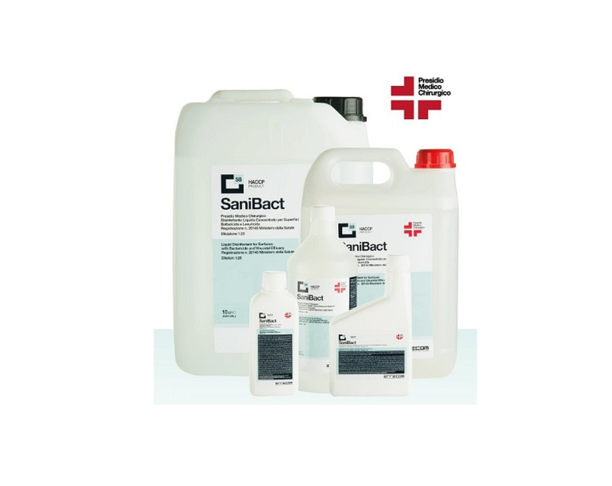 PŁYN SANIBACT ODGRZYBIAJĄCY I DEZYNFEKUJĄCY DO UKŁADÓW KLIMATYZACYJNYCH I CHŁODNICZYCH, 5L PŁYN SANIBACT ODGRZYBIAJĄCY I DEZYNFEKUJĄCY DO UKŁADÓW KLIMATYZACYJNYCH I CHŁODNICZYCH, 5L