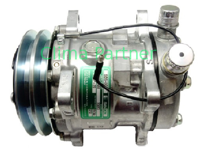 SPRĘŻARKA 1201571 SANDEN SD5H09 - KOŁO 125 MM - A2 - 24V - PRZYŁĄCZE ORING