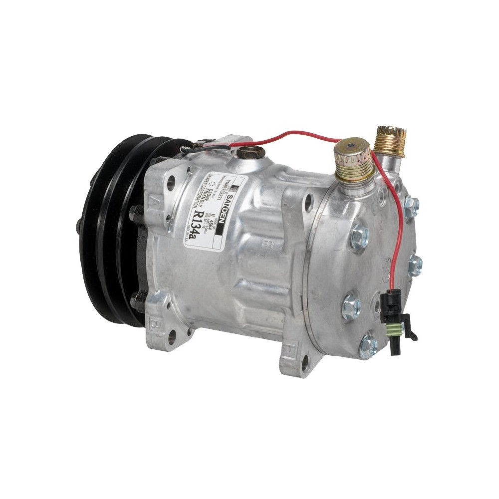 SPRĘŻARKA SANDEN SD5H14 / KOŁO 132 MM - A2 - 24V / PRZYŁĄCZE ORING / SCANIA 143 SPRĘŻARKA SANDEN SD5H14 / KOŁO 132 MM - A2 - 24V / PRZYŁĄCZE ORING / SCANIA 143