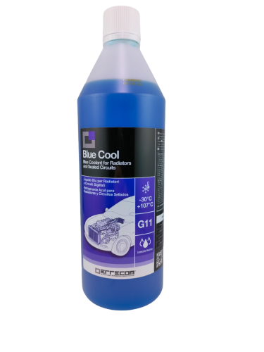 BLUE COOL niebieski płyn chłodniczy, koncentrat G11, 1L.