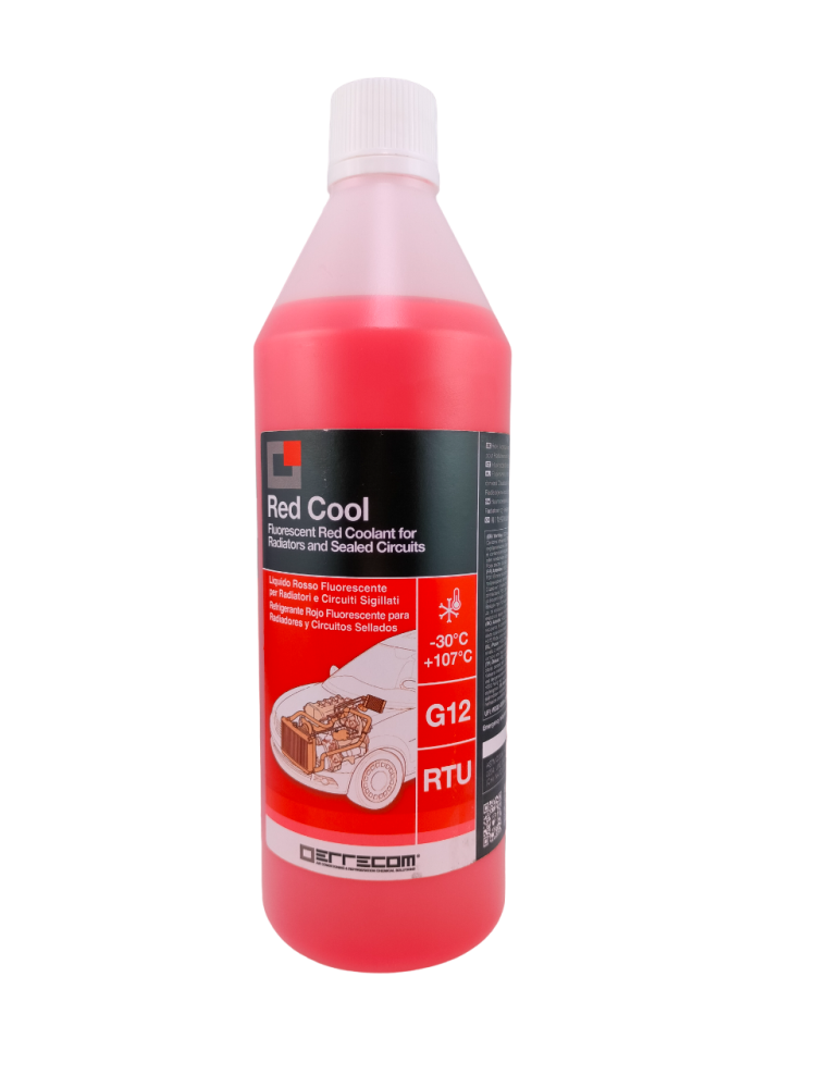 RED COOL czerwony płyn chłodniczy RTU, G12, 1L. RED COOL czerwony płyn chłodniczy RTU, G12, 1L.