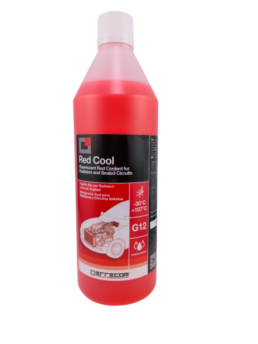 RED COOL czerwony płyn chłodniczy, koncentrat G12, 1L.