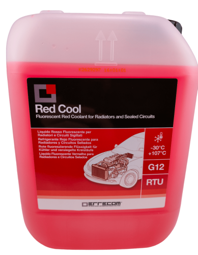 RED COOL czerwony płyn chłodniczy RTU, G12, 5L.
