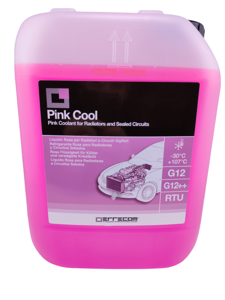 PINK COOL różowy płyn chłodniczy RTU, G12+, G12++, 5L. PINK COOL różowy płyn chłodniczy RTU, G12+, G12++, 5L.