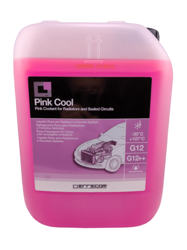 PINK COOL różowy płyn chłodniczy, koncentrat, G12+/++, 5L.