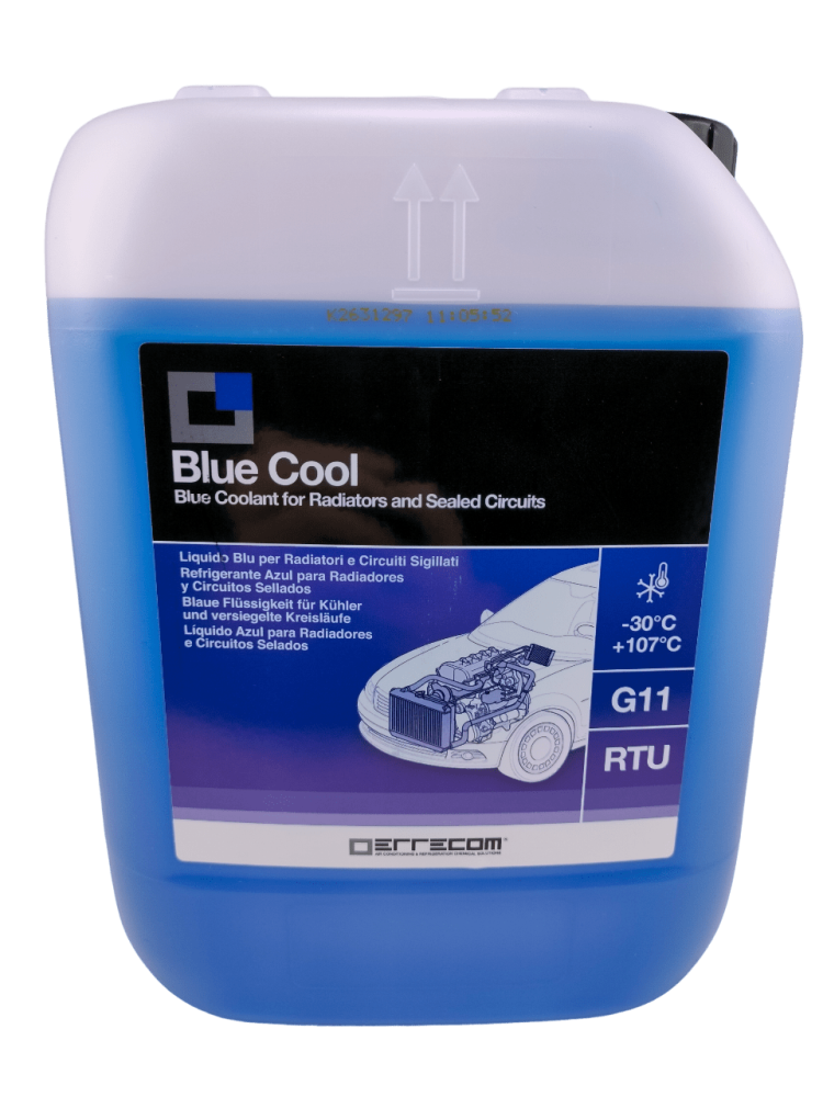 BLUE COOL niebieski płyn chłodniczy RTU, G11, 5L. BLUE COOL niebieski płyn chłodniczy RTU, G11, 5L.