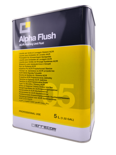 PŁYN ALPHA FLUSH DO PŁUKANIA UKŁADÓW KLIMATYZACJI, 5L, NIEPALNY