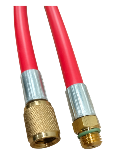 PRZEWÓD 1/2 ACME x M12x1,5, 200cm, CZERWONY, GWINT WEW-ZEW