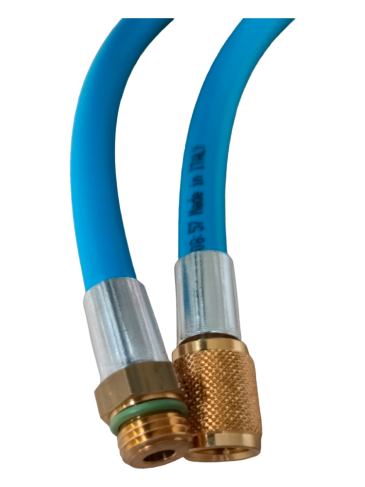 PRZEWÓD 1/2 ACME x M14x1,5, 200cm, NIEBIESKI, GWINT WEW-ZEW PRZEWÓD 1/2 ACME x M14x1,5, 200cm, NIEBIESKI, GWINT WEW-ZEW