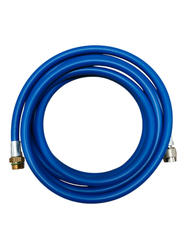 PRZEWÓD 1/4" x M14x1,5, 300cm,  NIEBIESKI, GWINT WEW-ZEW