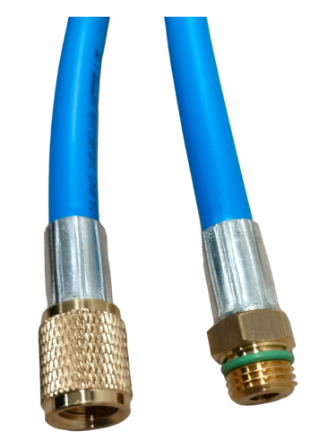 PRZEWÓD 1/2 ACME x M14x1,5, 300cm, NIEBIESKI, DO STACJI KLIMATYZACJI