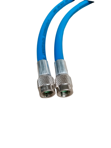 PRZEWÓD 1/4" x 1/4", 200cm, NIEBIESKI, GWINT WEWNĘTRZNY