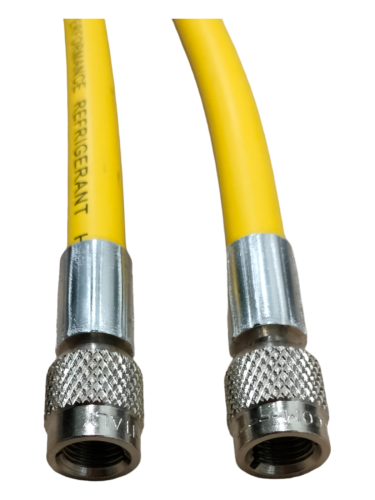 PRZEWÓD 1/4" x 1/4", 350cm, ŻÓŁTY, GWINT WEWNĘTRZNY