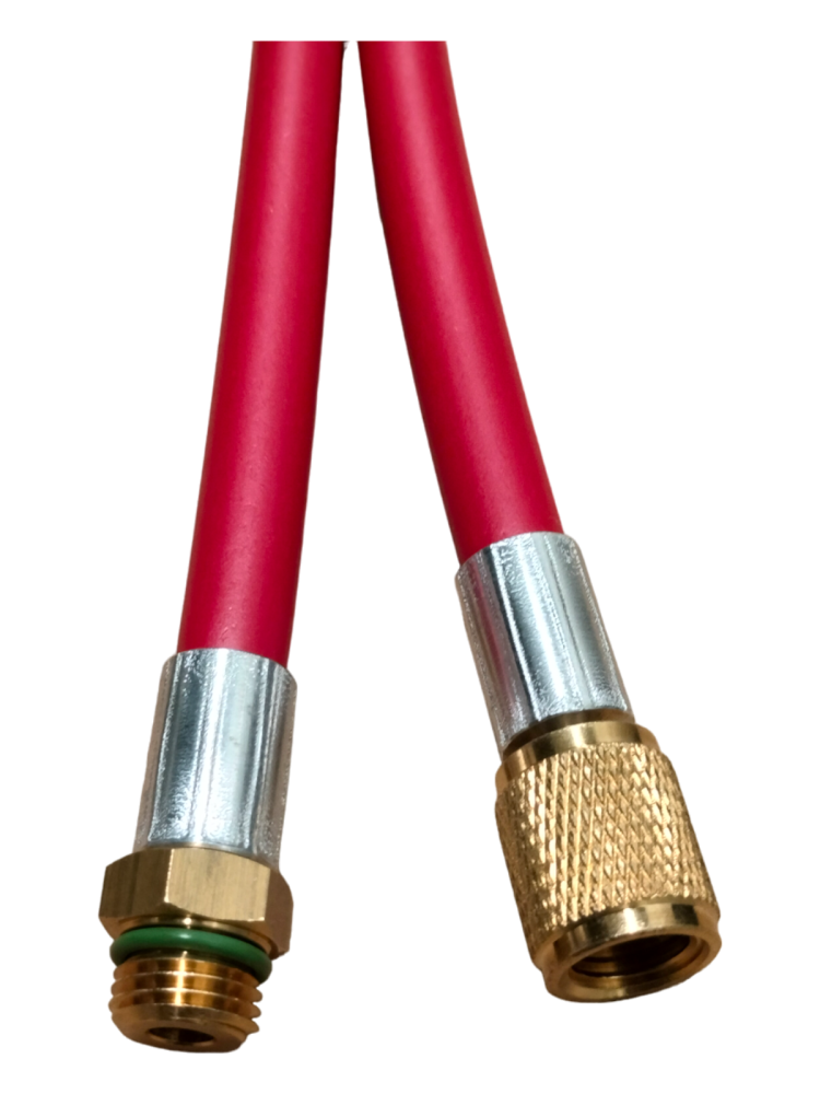 PRZEWÓD 1/2 ACME x M14x1,5, 200 CM, CZERWONY, GWINT WEW-ZEW PRZEWÓD 1/2 ACME x M14x1,5, 200 CM, CZERWONY, GWINT WEW-ZEW