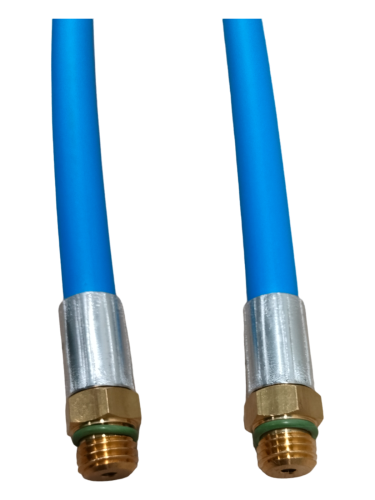 PRZEWÓD M12x1,5 x M12x1,5, 300cm, NIEBIESKI, GWINT ZEWNĘTRZNY