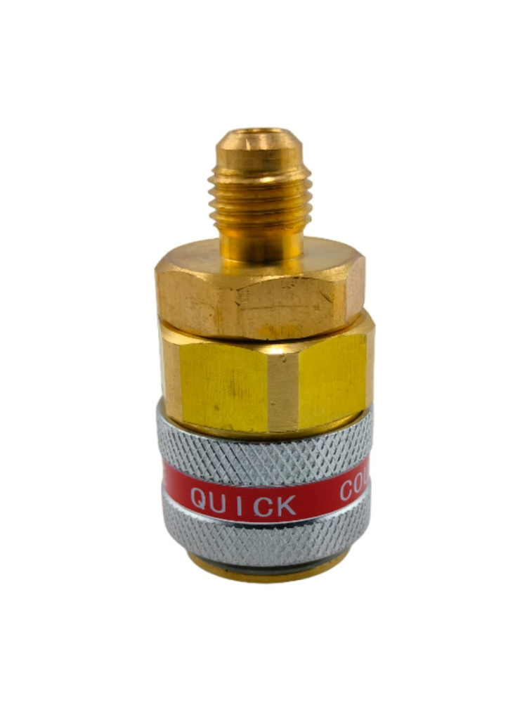 SZYBKOZŁĄCZKA WYSOKIEGO CIŚNIENIA DO AUT Z CZYNNIKIEM R134a, 1/4" SAE SZYBKOZŁĄCZKA WYSOKIEGO CIŚNIENIA DO AUT Z CZYNNIKIEM R134a, 1/4" SAE