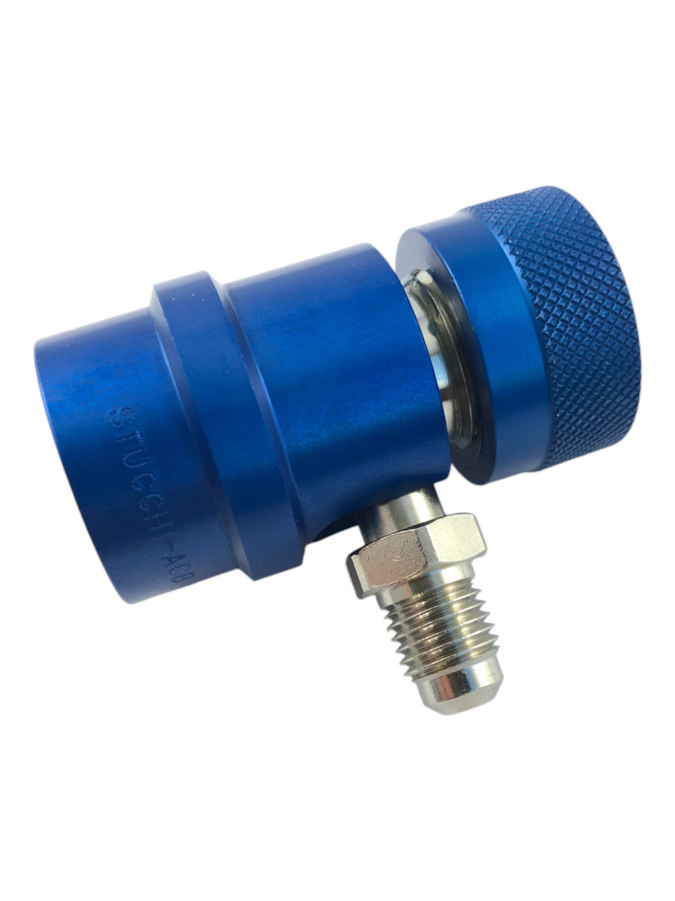 SZYBKOZŁĄCZE KLIMATYZACJI SAMOCHODOWEJ, NIEBIESKIE, STUUCHI 1/4", 7577 SZYBKOZŁĄCZE KLIMATYZACJI SAMOCHODOWEJ, NIEBIESKIE, STUUCHI 1/4", 7577