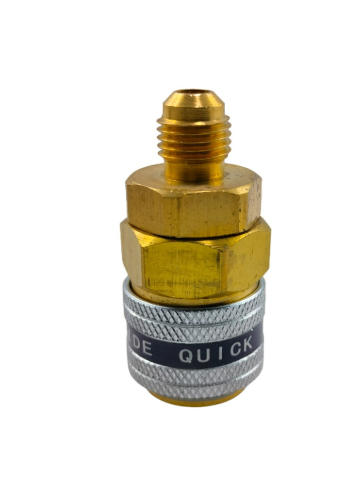 SZYBKOZŁĄCZKA NISKIEGO CIŚNIENIA DO AUT Z CZYNNIKIEM R134a, GWINT 1/4" SAE SZYBKOZŁĄCZKA NISKIEGO CIŚNIENIA DO AUT Z CZYNNIKIEM R134a, GWINT 1/4" SAE